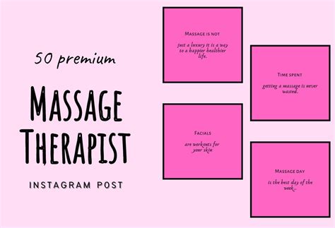 50 Massage Therapist Instagram Posts Massage Therapy Quotes Etsy