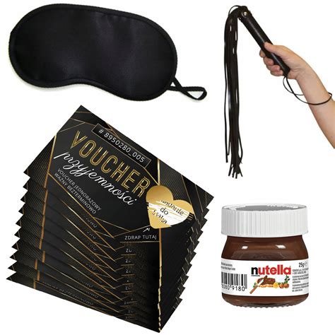 Zestaw Zdrapki Mi O Ci Par Prezent Kupon Voucher Pejcz Opaska Nutella