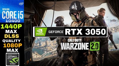 RTX 3050 8GB Call Of Duty Warzone 2 0 I5 10400 16GB RAM 1440P