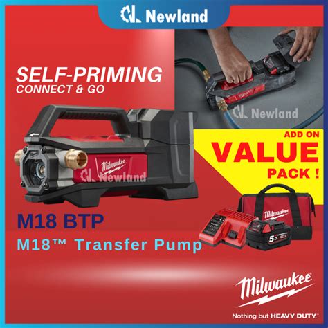Milwaukee M18™ Transfer Pump M18 Btp Milwaukee M18 Cordless Water