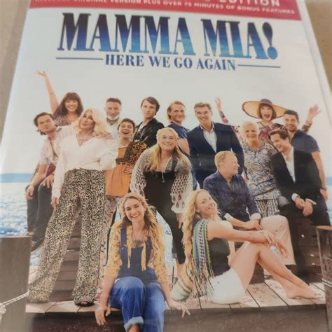 Mamma Mia Here We Go Again Movie Singalong Pg Universal Dvd Bonus