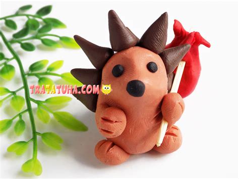 Clay Hedgehog Step by Step Modeling for Kids