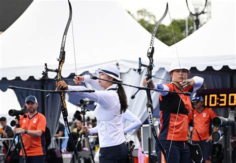 South Korea Dominate Archery Mens Individual Ranking Round At Paris 2024 Xinhua