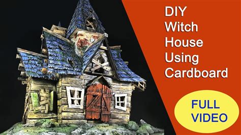 Diy A Witchs House Using Cardboard Full Length Video Youtube