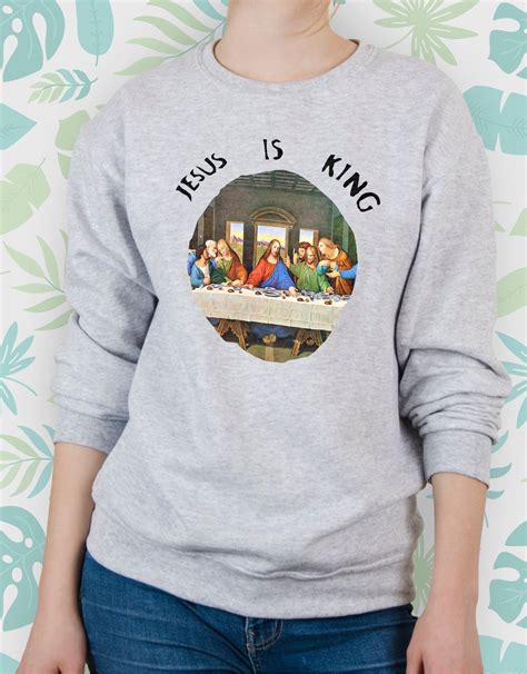 Jesus Sweatshirt For Women Men Girls Sweater With Sayings Art Etsy