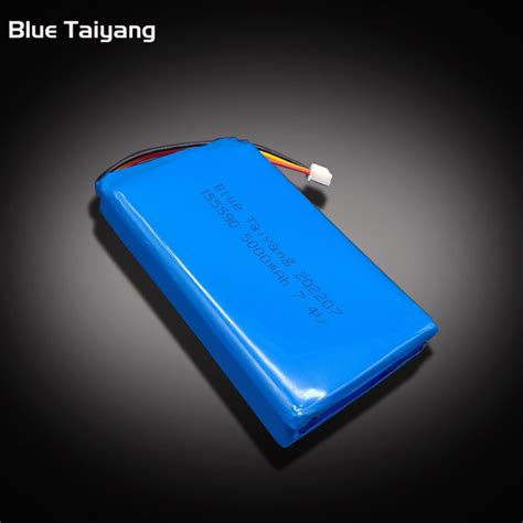 126095 Polymer Lithium Rechargeable 74v 5000mah Li Ion Battery Pack