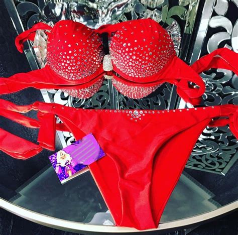 Crystal Red Bikini Slaylebrity