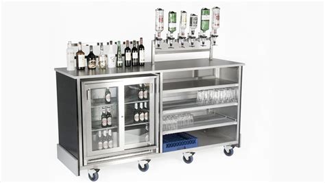 Mobile Bar Stations Stainless Steel Bars And Design Servaclean