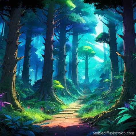 Mysterious Dark Forest Stable Diffusion Online
