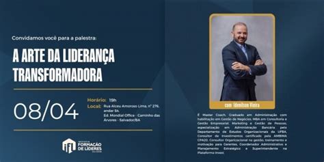 IFL Salvador convida para a palestra A ARTE DA LIDERANÇA