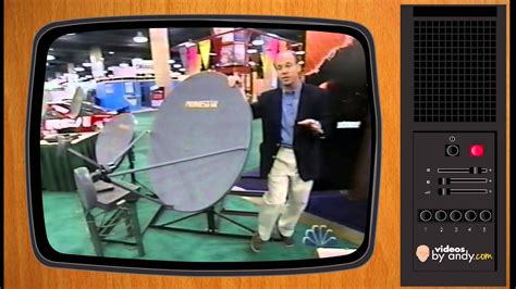 In 1995 These Were The Dishes That Served A New Era In TV Technology - YouTube