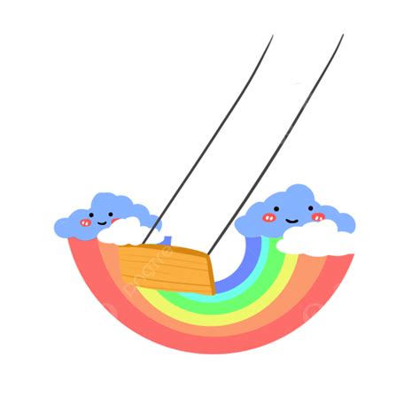 Small Rainbow Clipart Png Images Small Element Rainbow Swing Png