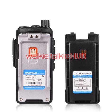 Baofeng DM-1702 GPS DMR Walkie Talkie VHF UHF Dual Band Digital Two Way ...