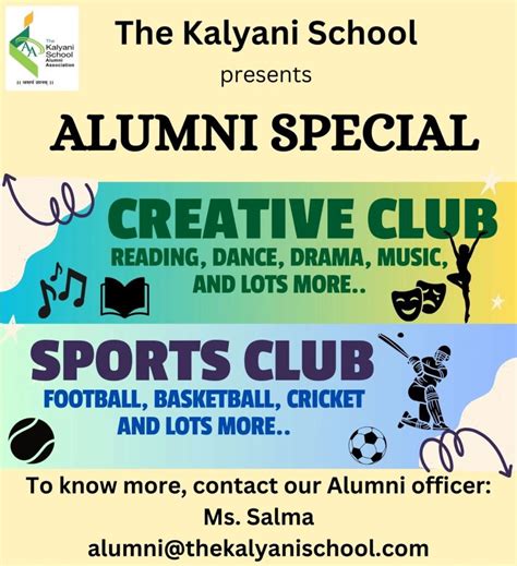 The Kalyani School On Linkedin Kalyanialumniclubs Creativeandsportsunite