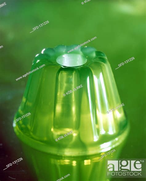 Green Gelatin Mold Stock Photo Picture And Rights Managed Image Pic