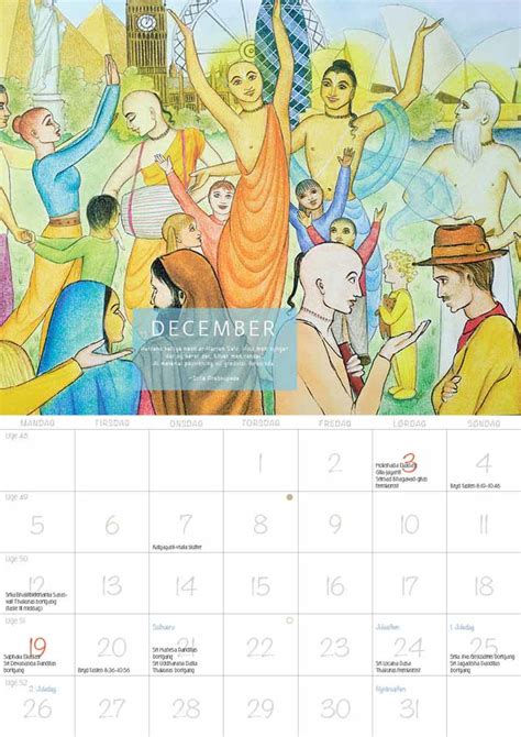 Vaisnava Kalender Nyt Fra Hare Krishna