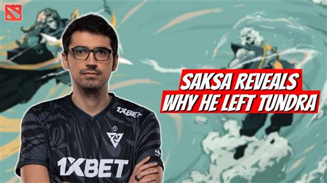 Saksa Leaves Tundra Again Riyadh Masters Highlights Dota News YouTube