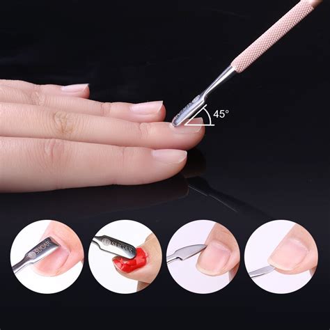 Ur Suiker 1Pc Rose Goud Cuticle Pusher Nagellak Ge Grandado