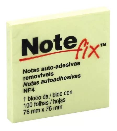 Nota Adhesiva 3m Post It Notas Auto Adesivas Color Amarillo Pack X 5