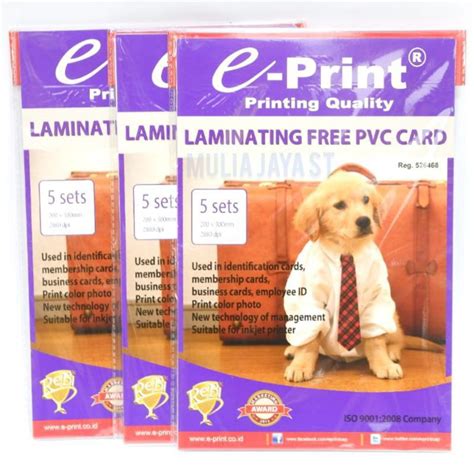 Jual Kertas Laminating Free PVC Card E Print ID Card Paper Shopee