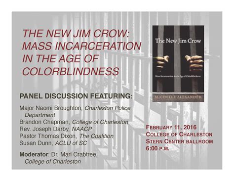 Panel Discussion - The New Jim Crow: Mass Incarceration in the Age of