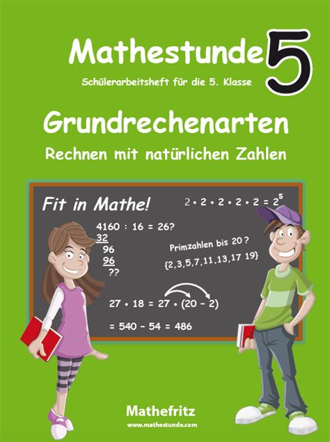 Grundrechenarten Klasse Arbeitsbl Tter Von Mathefritz