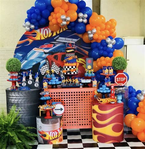Pin By Jasmyne Murrell On AIRRES Nd Birthday Hot Wheels Birthday Hot Wheels Themed Birthday