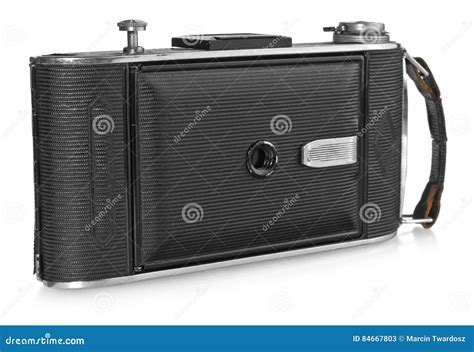Old Antique Black Pocket Camera Stock Image Image Of Classic
