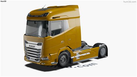 Daf Xg Ft 트랙터 트럭 2축 2024 360도 3d 모델 3dmodels