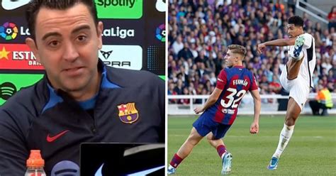 The Balls Fall To Him Barca Boss Xavi Claims Bellingham Scores Lucky