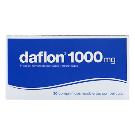 Diosmina Espiridina Daflon 1000 Mg Caja X 30 Comprimidos