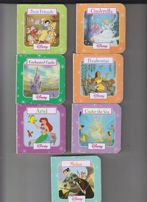 A collection of 7 Disney Classic Mini Board Books by Disney Enterprises ...