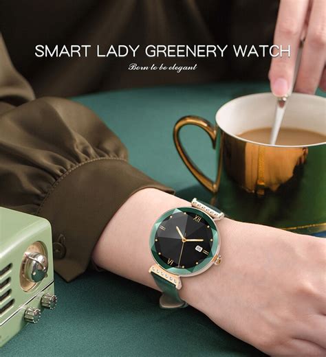 Green Lion Swarovski Smart Watch Badudeal