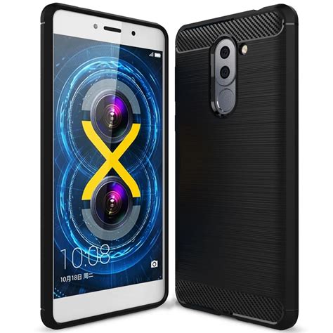 For Huawei Honor 6X Case Silicone Luxury Rugged Armor Shockproof Phone ...