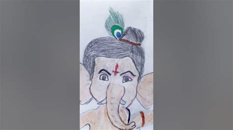 🔱shivgauri And Ganesha 👨‍👩‍👧 🛐drawing Shorts Youtube