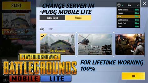 HOW TO CHANGE SERVER IN PUBG MOBILE LITE PUBG MOBILE LITE MAIN SERVER