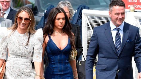 Michael Owen Arrives At The Races With His Glam Wife And Their Stunning