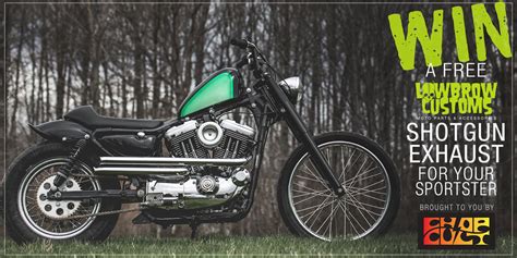 Win A Free Lowbrow Customs Shotgun Exhaust For Your Sportster