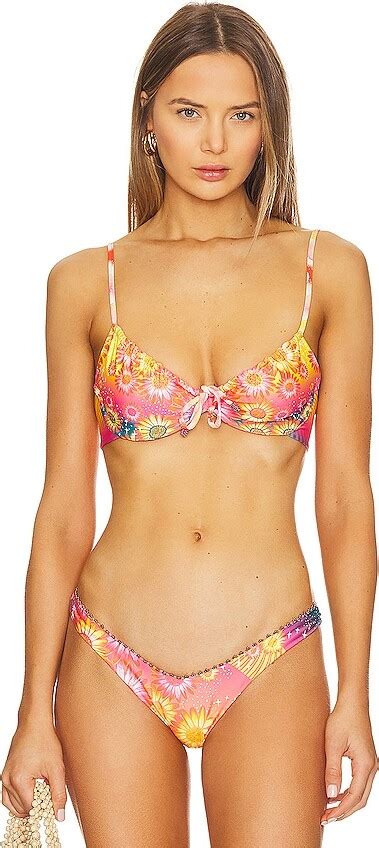 Agua Bendita X REVOLVE Freya Bikini Top ShopStyle Swimwear