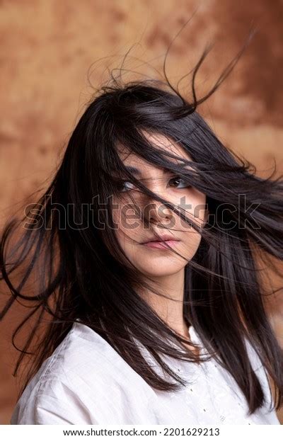 Portrait Beautiful Italian Brunette Girl On Stock Photo 2201629213 Shutterstock
