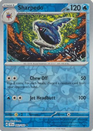 Esp Sharpedo Uncommon Reverse Holo Playset