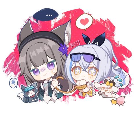 Silver Wolf And Herta Honkai And 1 More Drawn By Kiiiy Danbooru