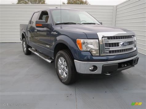 2013 Blue Jeans Metallic Ford F150 XLT SuperCrew 4x4 75312735 Photo