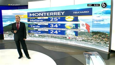 Pronóstico Del Tiempo Para Monterrey Con Abimael Salas 25 De Agosto