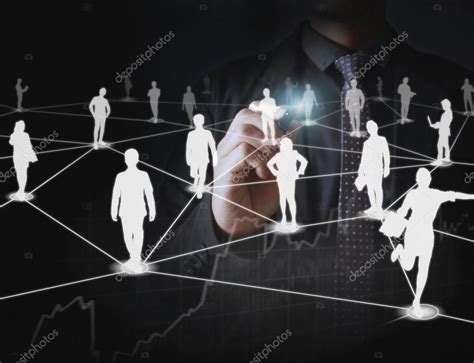 Drawing social network structure Stock Photo by ©violetkaipa 81147654