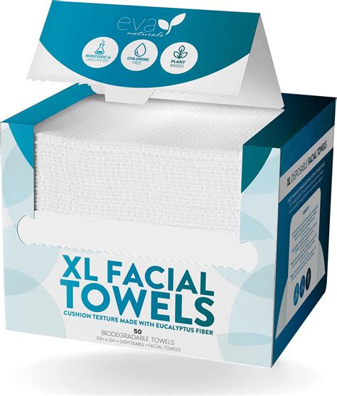 Disposable Face Towels Xl Biodegradable Eucalyptus Fiber