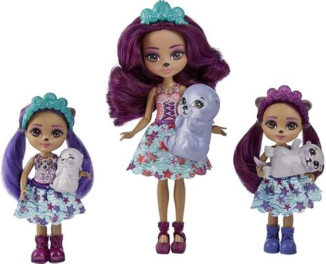 Buy Enchantimals Royal Large Otter Family Toy Set, Ottavia Otter ...