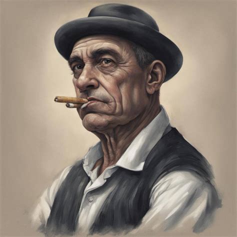 Retrato De Un Ganster By Chambaa On Deviantart