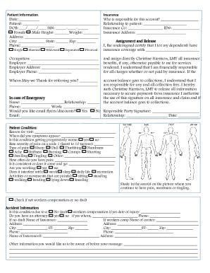 Fillable Online Patient Registration Form Garden State Orthopaedic