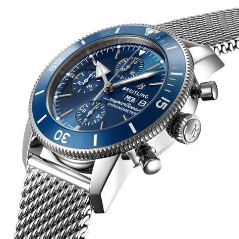Superocean Heritage Chronograph 44 Stainless Steel Blue A13313161c1a1